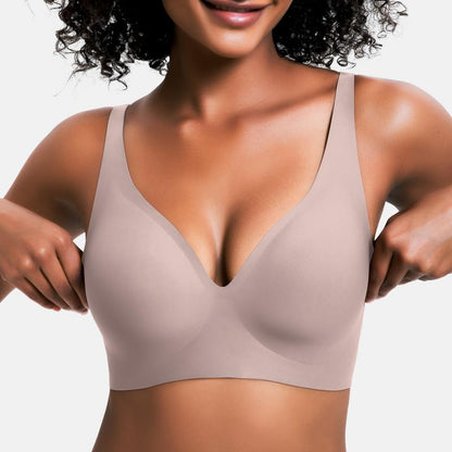 Final 3 Hours: 60%OFF🔥Women’s Wireless Deep V Push-Up Bralette â€?Ultra-Comfortable T-Shirt Bra