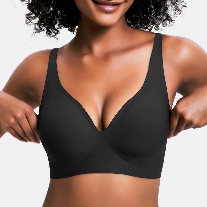 Final 3 Hours: 60%OFF🔥Women’s Wireless Deep V Push-Up Bralette â€?Ultra-Comfortable T-Shirt Bra