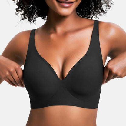 Final 3 Hours: 60%OFF🔥Women’s Wireless Deep V Push-Up Bralette â€?Ultra-Comfortable T-Shirt Bra