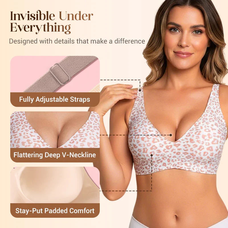 Final 3 Hours: 60%OFF🔥Women’s Wireless Deep V Push-Up Bralette â€?Ultra-Comfortable T-Shirt Bra
