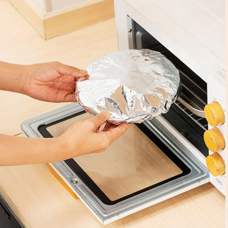 💥💥home dining table food container aluminum foil heat-retaining cover